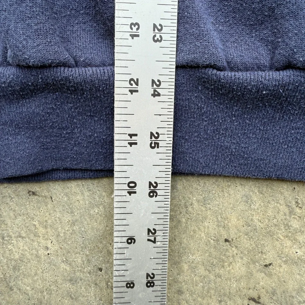 Vintage Tultex Georgetown Hoyas Sweatshirt Medium Navy Blue 90s Made in USA
